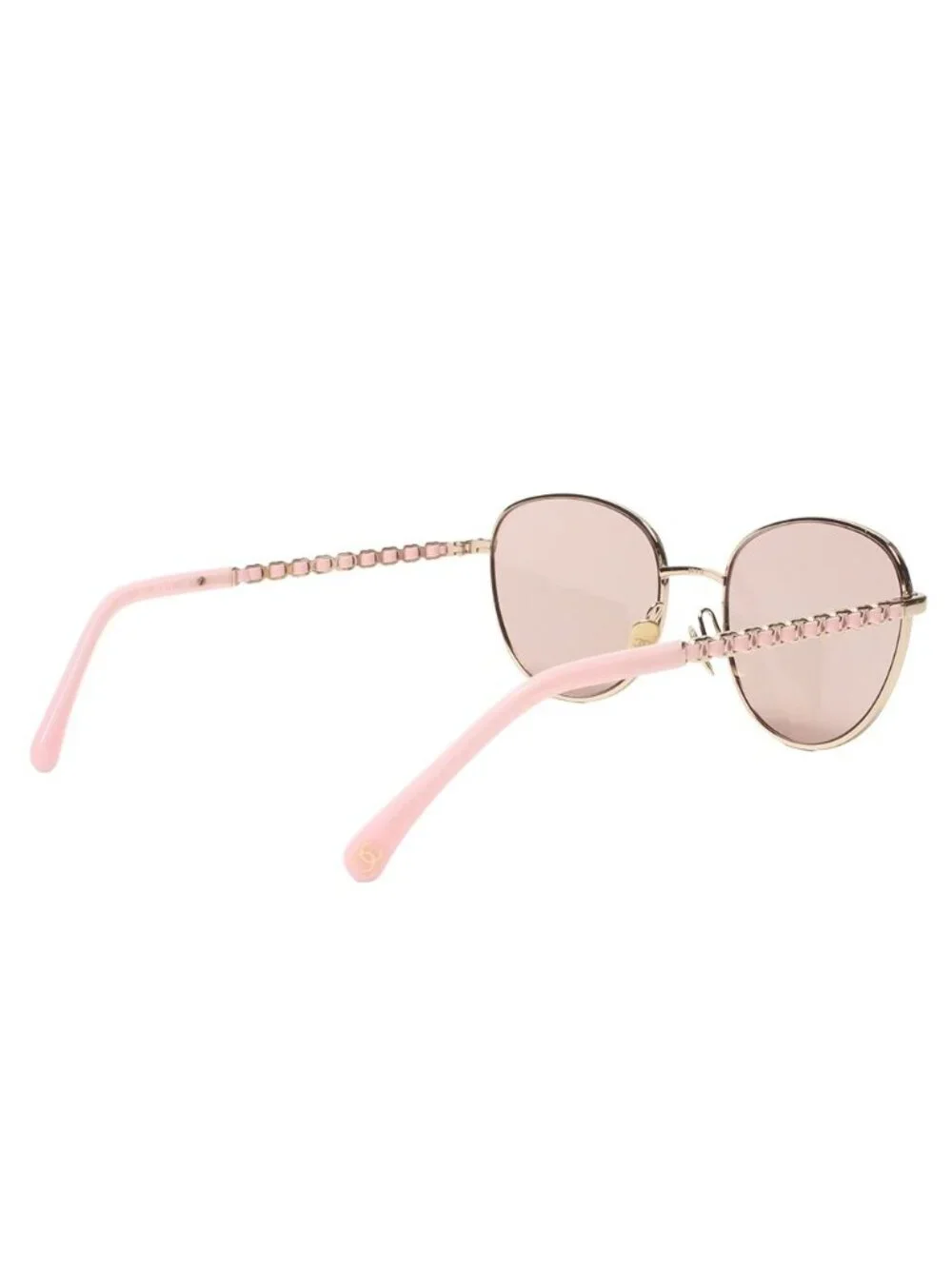 Chanel Sunglasses Eyewear Gold Panto Shape Optical